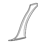 6W7Z5431012AB - Body: Lower Quarter Trim for Ford: Crown Victoria | Mercury: Grand Marquis Image