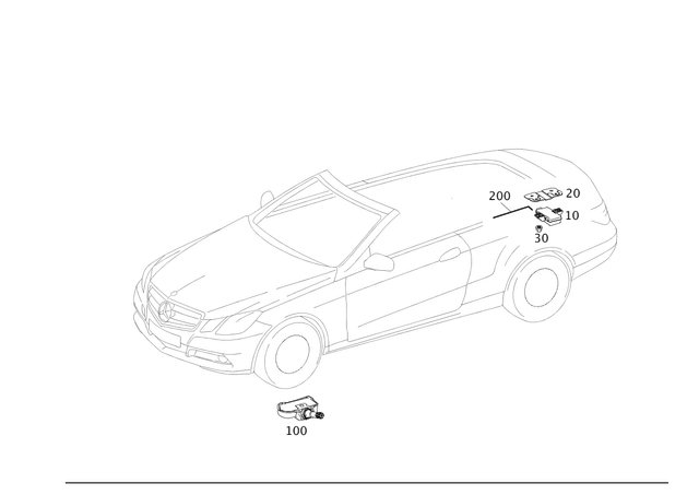 905003064 - Electrical Equipment and Instruments: Tire Pressure Sensor for Mercedes-Benz Image image