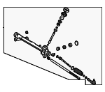 552592M000 - Steering: Gear Assembly for Kia: EV6, EV9, Forte, Forte Koup, Forte5, K5, Niro, Niro EV, Optima, Rio, Sorento, Sportage, Stinger, Telluride Image