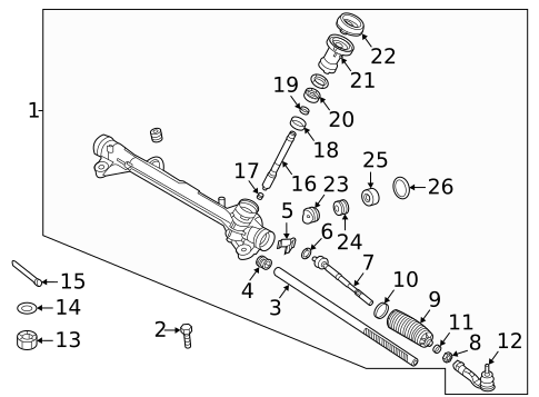 Steering Gear & Linkage for 2014 Kia Rio | OEM Parts Online