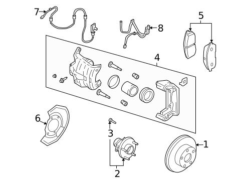Front Brakes for 2007 Nissan 350Z #1