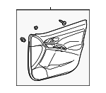 6761002J10B1 - : Door Trim Panel for Toyota: Matrix Image