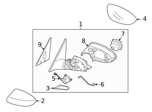 Mirrors for 2010 BMW Z4 #0