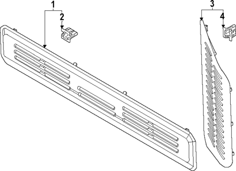 Interior Trim - Back Door for 2021 Ford Bronco #0