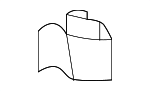 31109003 - Body: Body D-Pillar Trim Panel Clip for Volvo Image