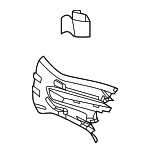 39835262 - : Rear Pillar Trim for Volvo: V90, V90 Cross Country Image