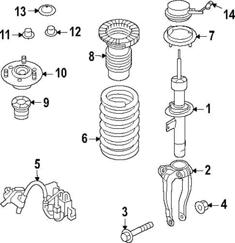 Struts & Components for 2024 Genesis Electrified G80 #0