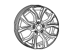 68522998AA - Suspension: Wheel, Alloy for Dodge: Durango Image