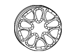 68503020AA - : Wheel, Alloy for Dodge: Durango Image