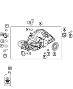 68084188AB - Rear Axle; 195 MM; Differential and Drive Line: Axle Vent for Mopar Image