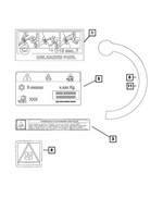 68730401AA - Labels: Air Conditioning System Label for Mopar Image