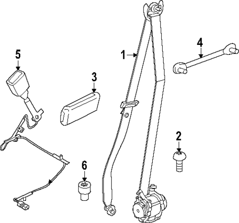 Seat Belt for 2024 BMW i5 #1
