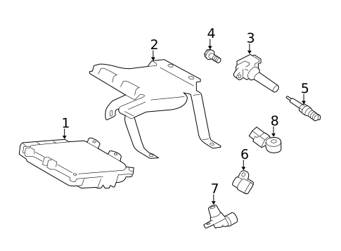 Ignition System for 2014 Subaru Forester #0