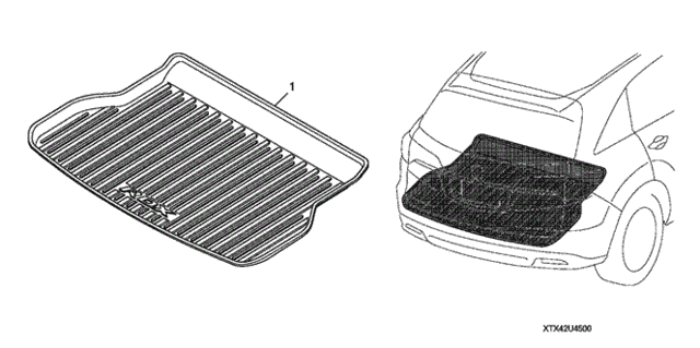 Cargo Tray for 2013 Acura RDX #0
