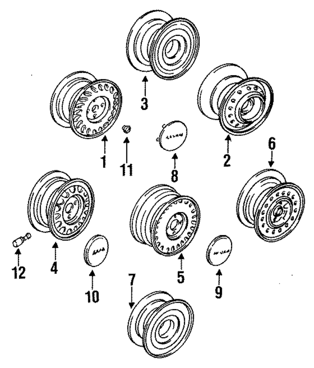 42700SG0961 - Suspension: Wheel for Acura Image