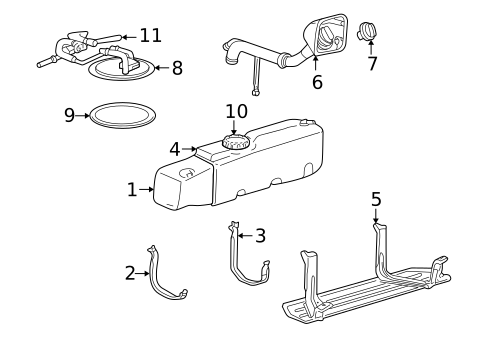 Fuel Storage for 1999 Ford Ranger #0