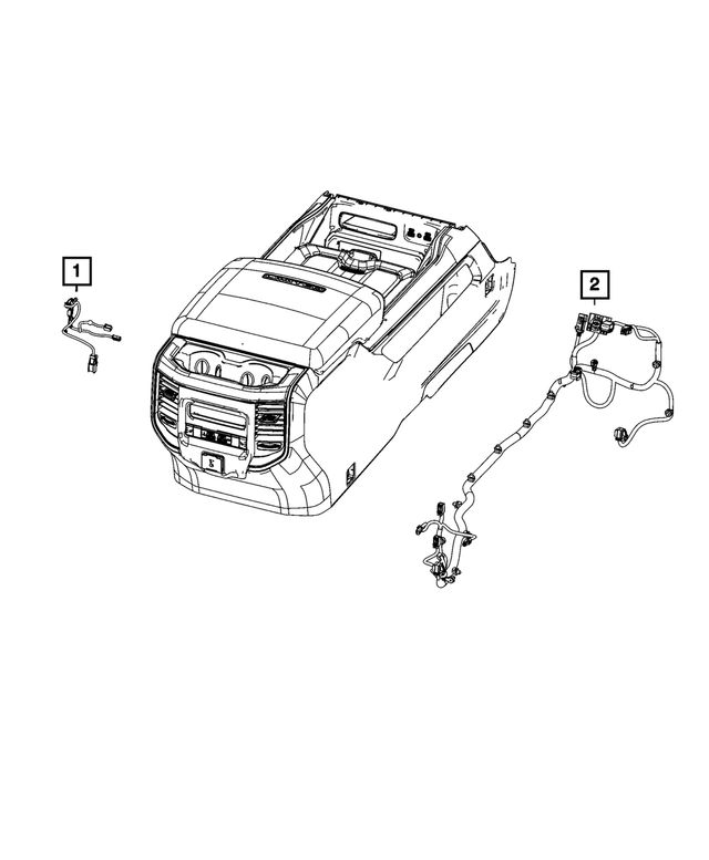 68519255AA - Electrical: Console Wiring for Mopar Image