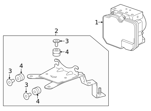 ABS Components for 2020 Toyota Tacoma #0