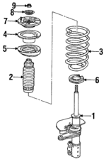 22064705 - Suspension: Strut for Buick: Skylark | Chevrolet: Beretta, Corsica | Oldsmobile: Achieva | Pontiac: Grand Am Image