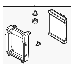 17117586544 - Cooling System: Auxiliary Radiator for BMW Image