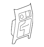 20834866 - Body: Rear Trim Panel for Chevrolet: Malibu Image