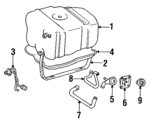 J5362499 - Fuel System: Fuel Tank for Jeep: J10, J20 Image