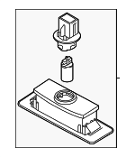92500D9000 - : License Lmp Assembly for Hyundai Image