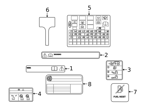 Information Labels for 2010 Ford Transit Connect #0