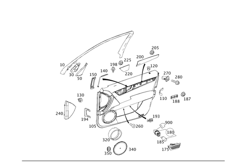 Door Trim for 2014 Mercedes-Benz C350 #0