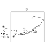 68475639AB - Fuel and Accelerator Pedal: Fuel And Brake Tube Bundle for Mopar Image image