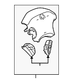 UC39WL8AB - : Steering Wheel Back Cover for Dodge: Stratus Image