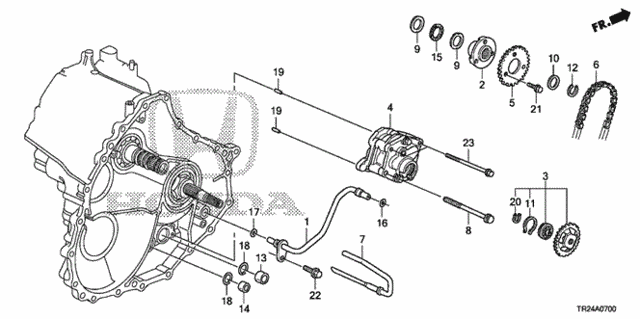 AT Oil Pump for 2012 Honda Civic #0