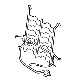 72760AD010 - Body: Seat Lumbar Support Cushion for Toyota Image