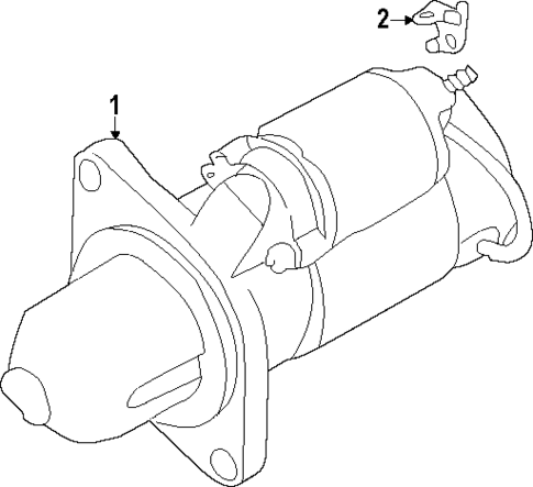 Starter for 2024 Subaru Crosstrek #1