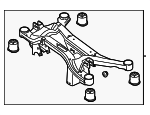 5Q0505235N - Suspension: Suspension Cross-member for Audi Image