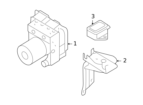 ABS Components for 2010 Hyundai Santa Fe #0