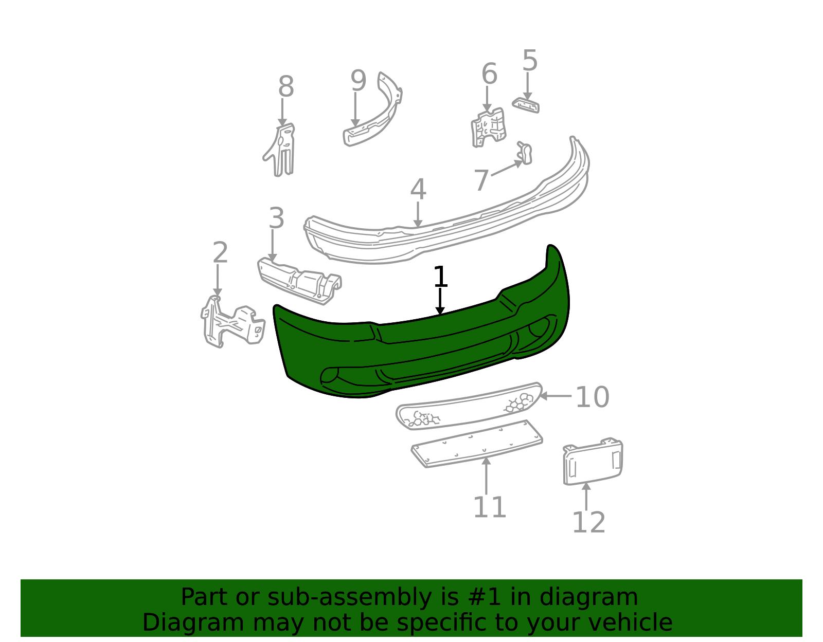 Bumper Cover 1L3Z-17D957-BB | QuirkParts