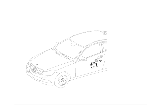 55421918 - Electrical Equipment and Instruments: Sensor Cluster for Mercedes-Benz Image image