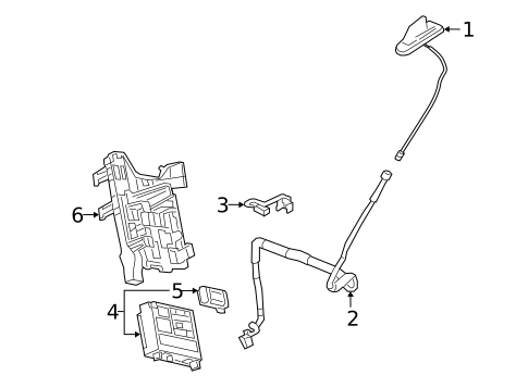 Communication System Components for 2025 GMC Sierra 2500 HD #0