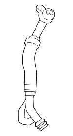 11427585403 - Engine: Oil Outlet Tube for BMW: 135i, 135is, 335i, 335i GT xDrive, 335i xDrive, 335is, 435i, 435i Gran Coupe, 435i xDrive, 435i xDrive Gran Coupe, 535i, 535i GT, 535i GT xDrive, 535i xDrive, 640i, 640i Gran Coupe, 640i xDrive, 640i xDrive Gran Coupe, 740i, 740Li, 740Li xDrive, ActiveHybrid 3, ActiveHybrid 5, ActiveHybrid 7, M2, M235i, M235i xDrive, X1, X3, X4, X5, X6 Image