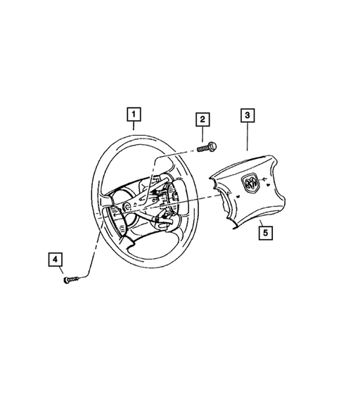 Steering Wheel for 2007 Dodge Durango #0