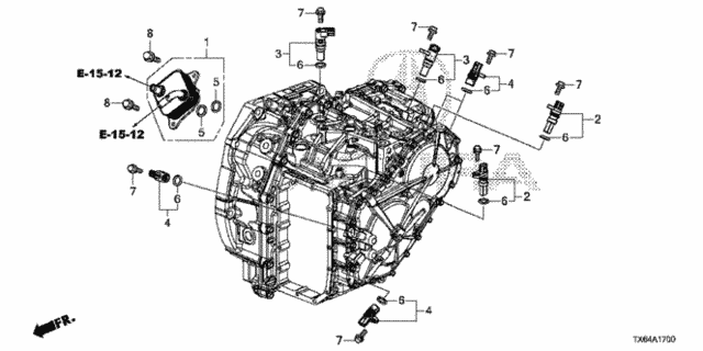 AT ATF Warmer - Sensor (DCT) for 2017 Acura ILX #0