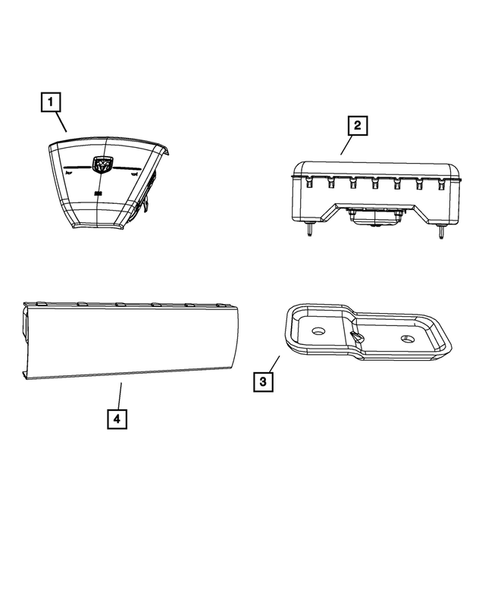 Air  Bags for 2011 Dodge Journey #2