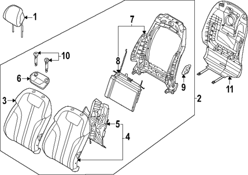 Heated Seats for 2023 Genesis Electrified GV70 #1