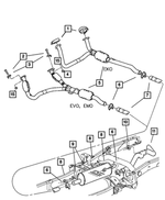 52103468AA - : Exhaust Pipe And Converter for Mopar Image