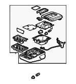 23474186 - : Dune Front Center Seat Armrest for Chevrolet: Silverado 2500 HD, Silverado 3500 HD | GMC: Sierra 2500 HD, Sierra 3500 HD Image