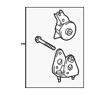 123800P150 - Engine: Rear Insulator for Toyota: Highlander Image