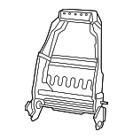 68088756AB - Body: Seat Back Frame for Mopar Image