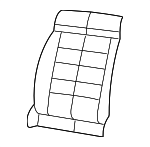 1SS511D5AA - : Front Seat Back Cover, Left for Mopar Image