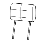 1TY25VT9AA - Body: Headrest for Mopar Image